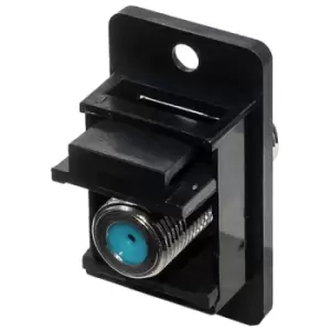 image of TUK Ltd KCF3GBpm 3G F Connector F2F Low Profile Panel Mount Coupler