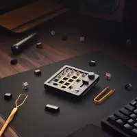Image of Glorious Numpad Switch Plate - Brass (GLO-ACC-NP-SP-B)
