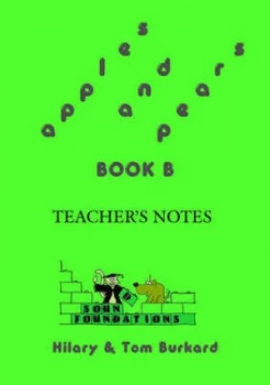 Image of Apples and Pears. Book B Teachers Notes by Hilary Burkard Paperback