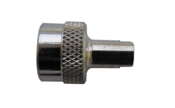 Image of Car Dust Caps With Key - Chrome Metal - Pack Of 4 PWN175 WOT-NOTS