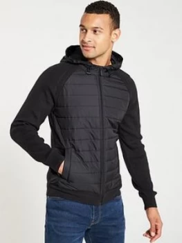 Image of Barbour International Albie Baffle Hooded Knit
