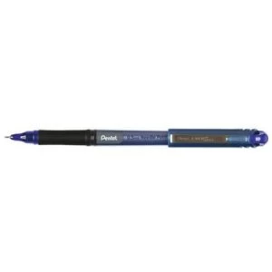 image of Pentel Energel Plus Needle Tip Rollerball Pen 0.5mm Blue Pack of 12