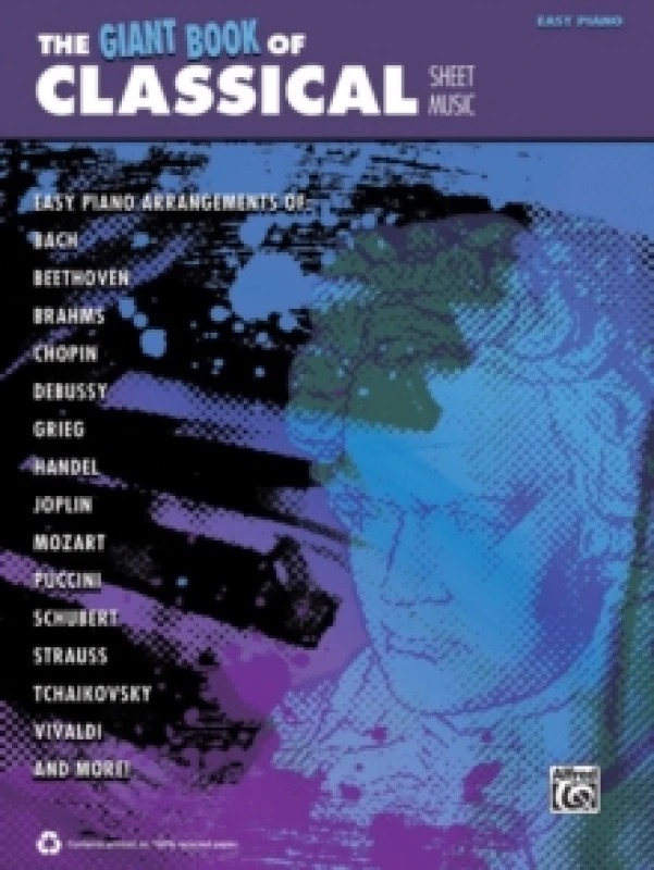 Image of The Giant Book of Classical Piano Sheet Music by Alfred Publishing Book