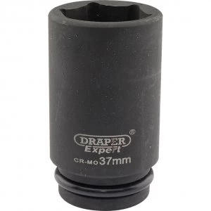 Image of Draper Expert 3/4" Drive Deep Hexagon Impact Socket Metric 3/4" 37mm