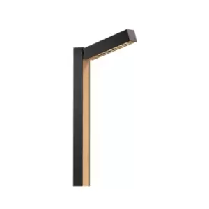 Image of Nikopol Outdoor Pillar Bollard LED 6W 3000K Black IP65