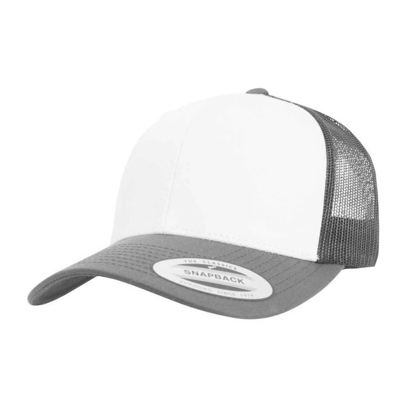 Image of Flexfit Womens Retro Trucker Cap in Dark Grey Dark Grey Female One Size