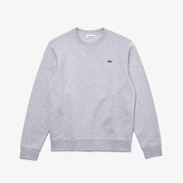 Image of Lacoste Basic Fleece Sweatshirt - Grey 2XL