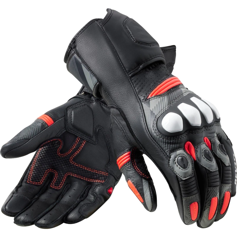 Image of REV'IT! League 2 Gloves Black Neon Red Size M