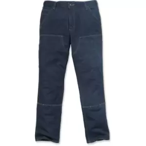 Image of Carhartt Mens Double Front Relaxed Fit Denim Dungaree Jeans Waist 36' (91cm), Inside Leg 34' (86cm)