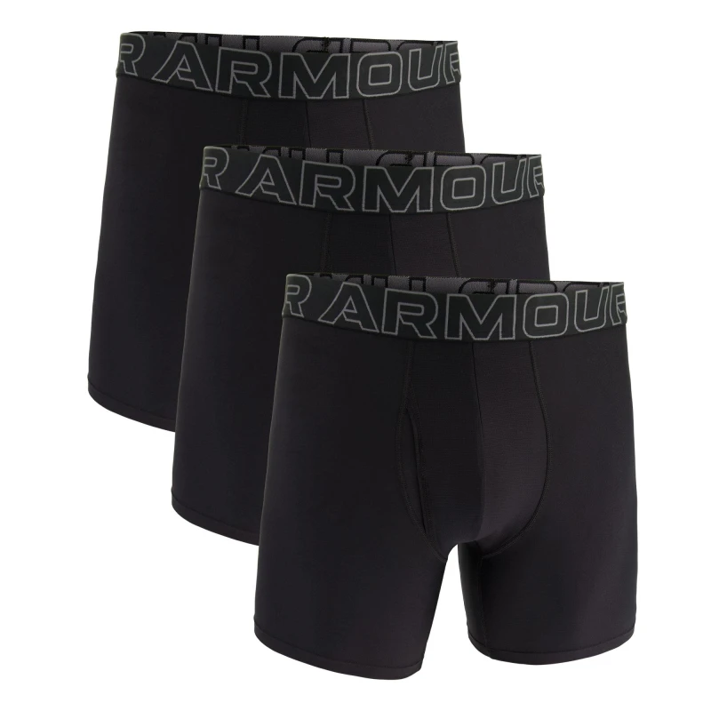 Image of Under Armour Mens Performance Tech Boxers Black male Medium
