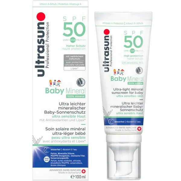 image of Ultrasun Baby Mineral SPF50 100ml