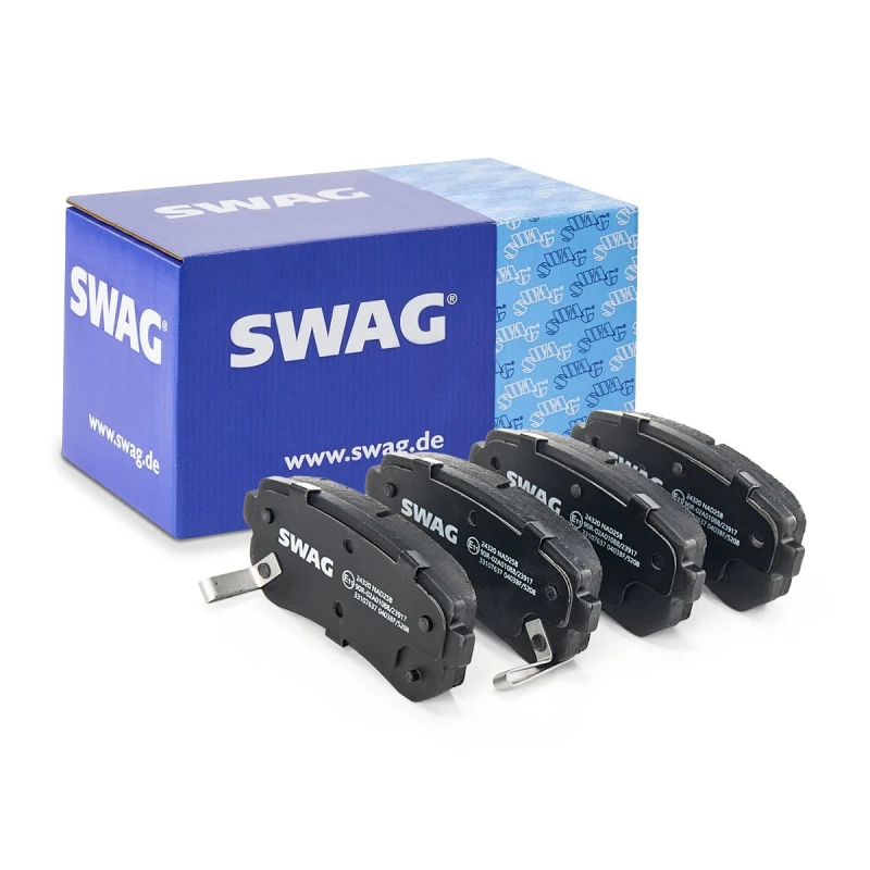Image of Brake pad set SWAG 33 10 7637