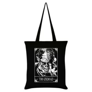 image of Deadly Tarot The Undead Tote Bag (One Size) (Black/White)