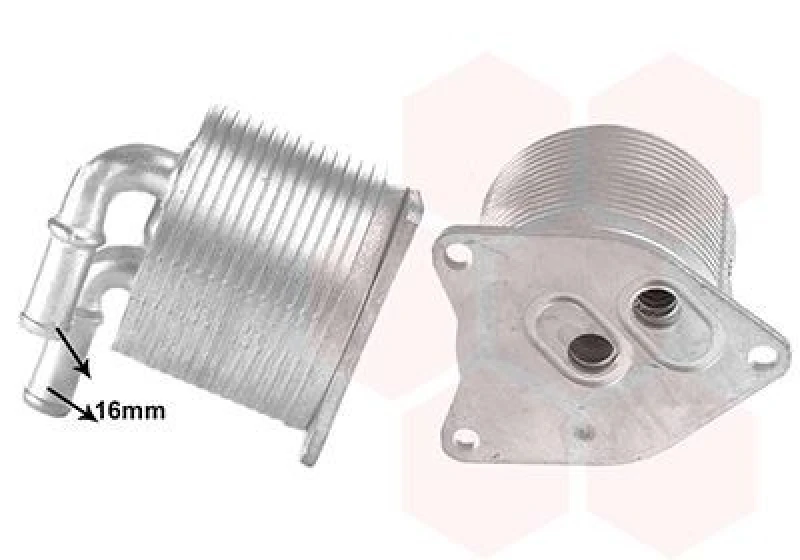 Image of VAN WEZEL Automatic transmission oil cooler VAN WEZEL 09013709