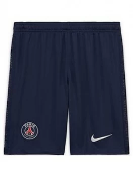 Image of Nike Youth Paris Saint-Germain 20/21 Home Short, Navy, Size Xs