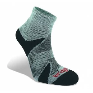 image of Bridgedale Coolfusion Multisport Mens Sock, Black/Grey - Large