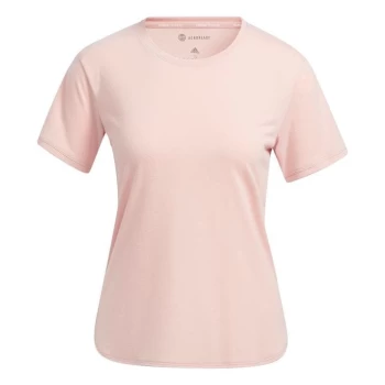 image of adidas Go To 2.0 T-Shirt Womens - Wonder Mauve / White