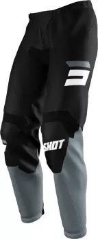 Image of Shot Raw Burst Motocross Pants, black-grey, Size 42, black-grey, Size 42