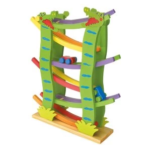 Image of Legler - Small Foot Crocodile Race Track Wooden Kid's Toy (Multi-colour)