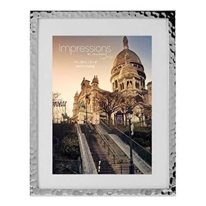 Image of 6" x 8" - Impressions Hammered Silver Plated Frame
