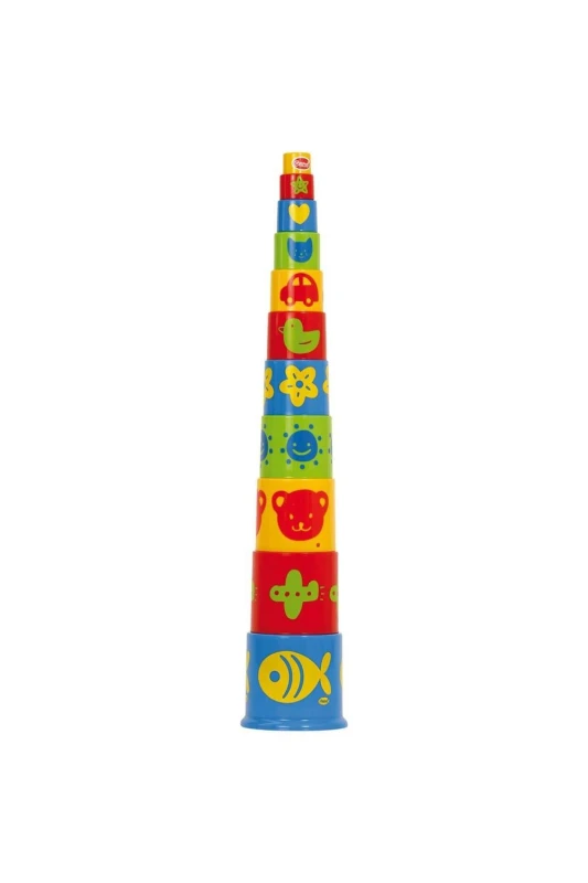 Image of Gowi Toys Multi Colour Stacking Buckets Multi unisex