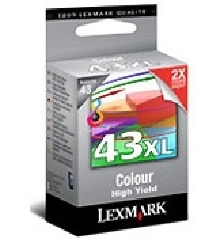 Image of Lexmark 18YX143BL/43XL Printhead cartridge color high-capacity Blister