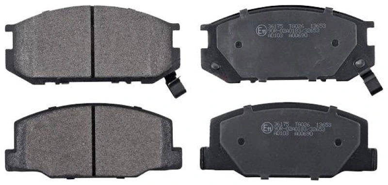 Image of A.B.S. 36175 Brake pad set with acoustic wear warning Brake Pad Set,disc brake (402)