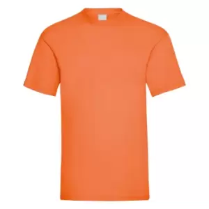 Image of Mens Value Short Sleeve Casual T-Shirt (Large) (Bright Orange)