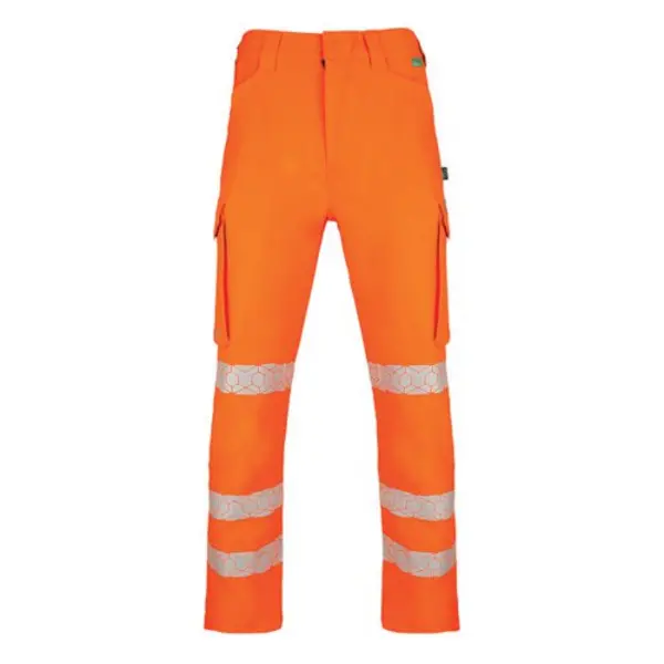 Image of Beeswift Envirowear Beeswift Envirowear High Visibility Trousers Orange 34S EWCTROR34S
