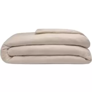 image of Belledorm Brushed Cotton Duvet Cover (Superking) (Cream) - Cream