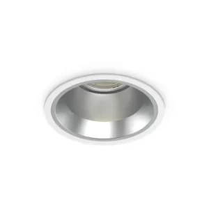 image of Ideal Lux Round Recessed Downlight White, 14000K, 15W