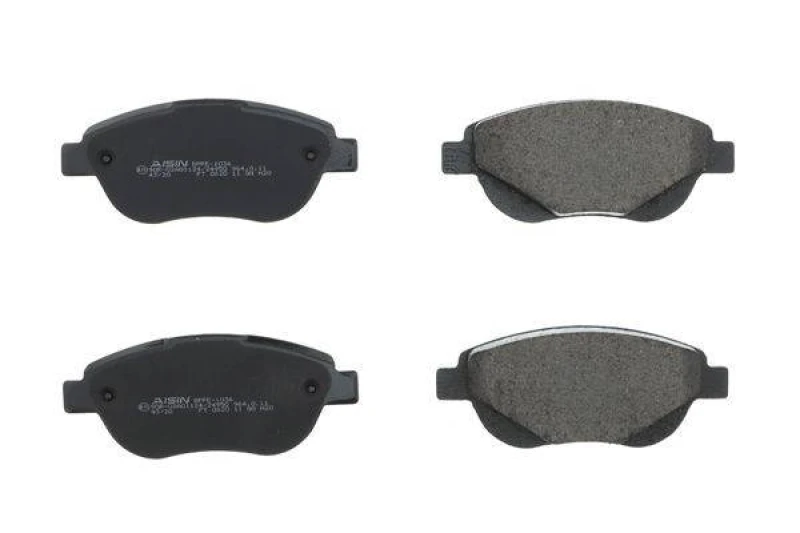 Image of AISIN BPPE-1036 Brake pad set Premium ADVICS by AISIN excl. wear warning contact Brake Pad Set,disc brake (402)