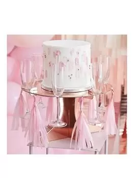 Image of Ginger Ray Cake And Drink Stand With Tassels
