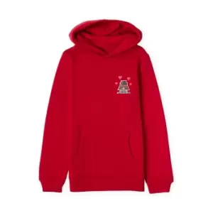 Image of Star Wars Darth Love Kids Hoodie - Red - 11-12 Years
