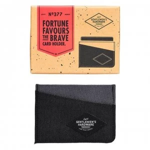 image of Gentlemens Hardware Card Holder - Black/Grey