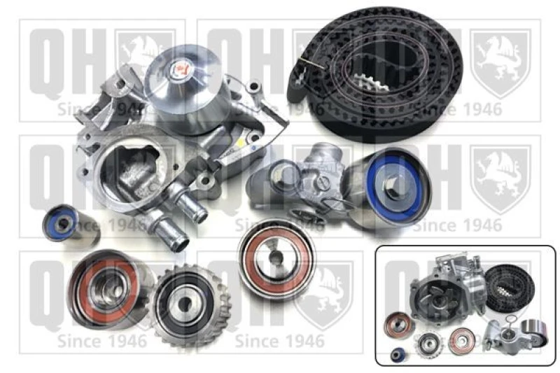 Image of QUINTON HAZELL Water pump and timing belt kit QUINTON HAZELL QBPK7720