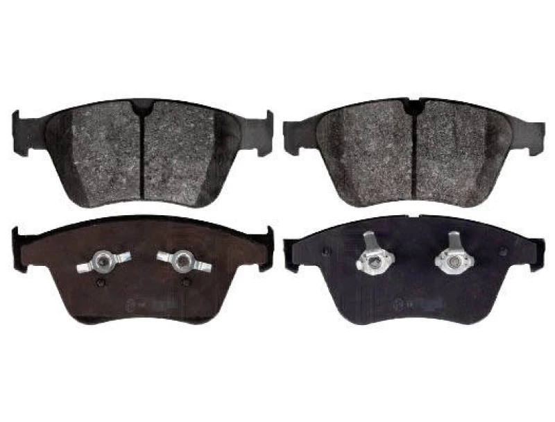 Image of Blue PRINT ADU174278 Brake pad set Front Axle, prepared for wear warning indicator, with piston clip Brake Pad Set,disc brake (402)