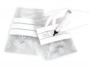 Image of Ambassador Write-on Minigrip Bag 55x55mm Pack of 1000 GA-120