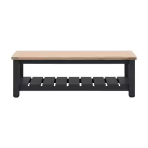 Gallery Interiors Sandon Coffee Table in Meteor