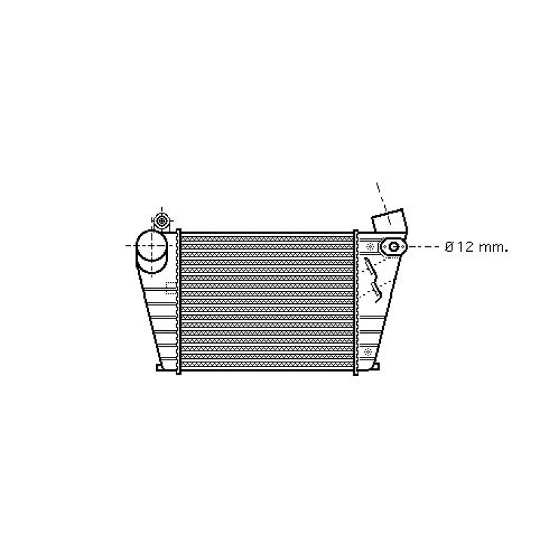 Image of Intercooler DIEDERICHS DCA1080