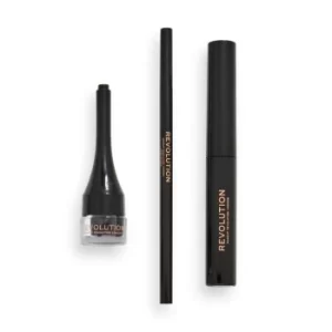 Image of Makeup Revolution Ultra Brow Builder Kit Granite