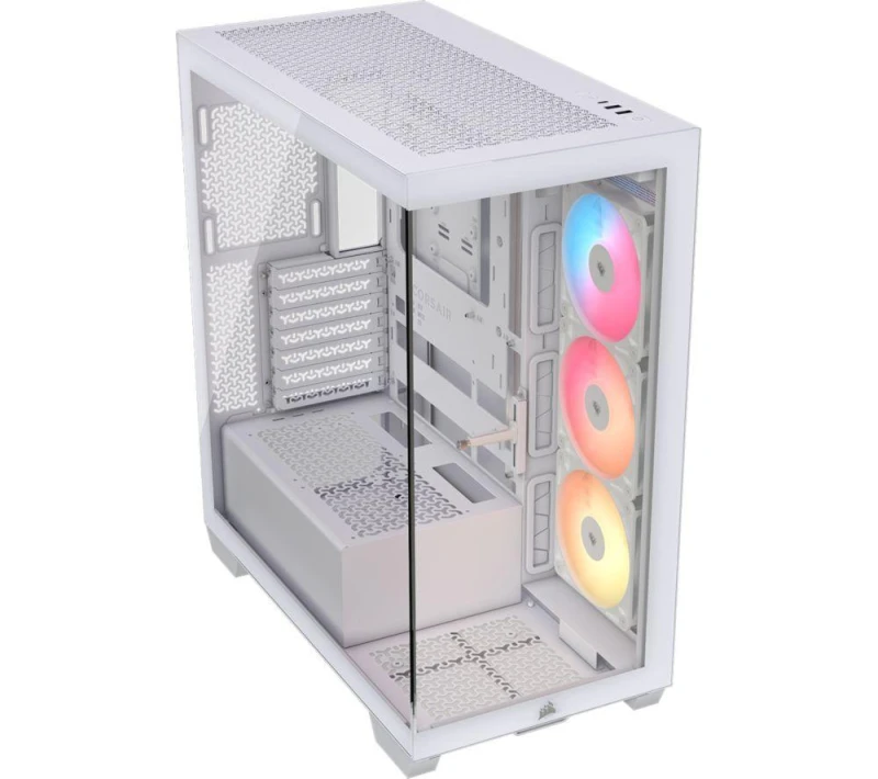 Image of CORSAIR 3500X RS-R ARGB ATX Mid-Tower PC Case - White 840440407102