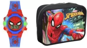 image of Marvel Spider-Man Kid's Digital Watch & Wallet Set