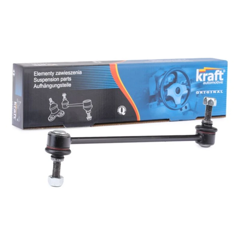 Image of KRAFT 4307039 Anti-roll bar link Front axle both sides Link Stabiliser (3229)