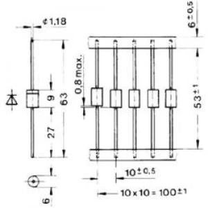 Image of Avalanche diode Semikron SKa313 E34 1300 V 3.3 A