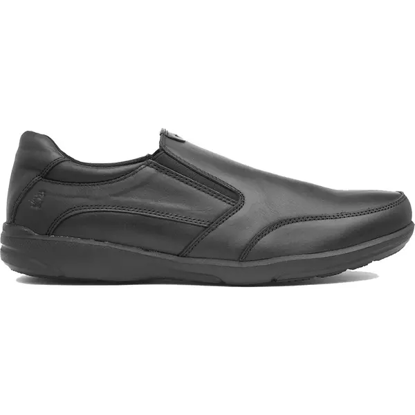 Image of Hush Puppies Mens Aaron Wide Fit Slip On Shoes - UK 10
