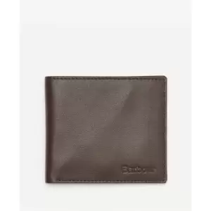 Image of Barbour Colwell Leather Billfold Wallet - Brown