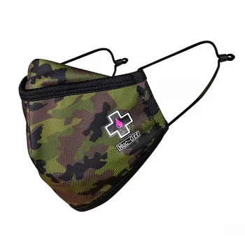 Image of Muc-Off Reuseable Face Mask Woodland Camo - Small