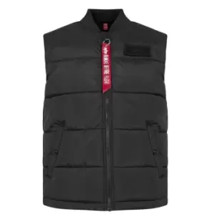 image of Alpha Industries Puffer Vest - Black