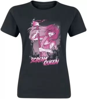 image of Pinku Kult Scream Queen T-Shirt black